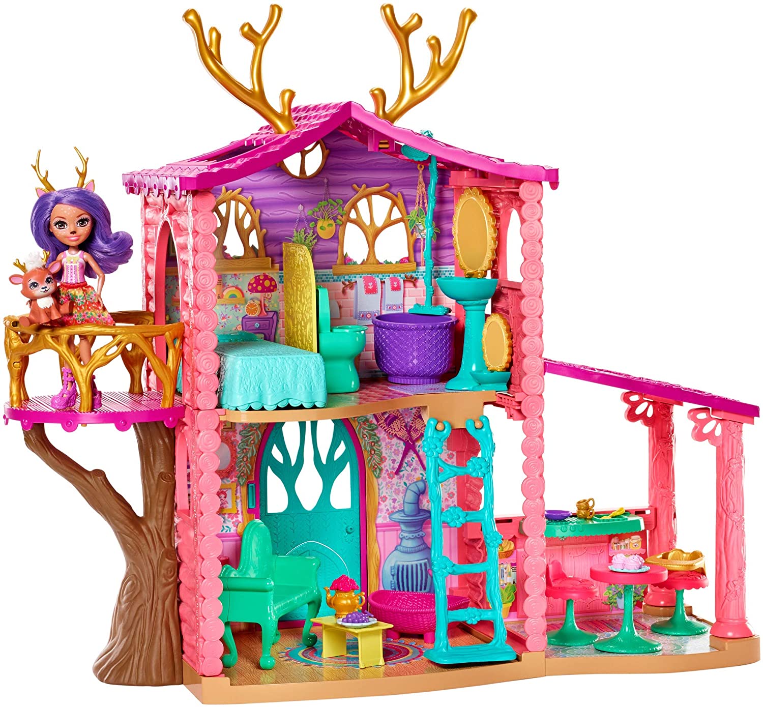 Enchantimals Jelenie Dom Bábika Danessa Jelínková GWG90 od Mattel