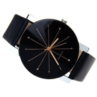 Luxusné dámske hodinky Quartz Black - Novinka