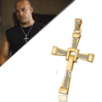 Náhrdelník Toretto - Rychle a zběsile - Vin Diesel - zláty