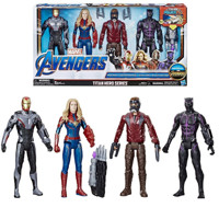 Avengers Sada 4 Figúrok 30 cm Čierny Panter Iron Man Kapitan Marvel Star Lord od Hasbro E6903
