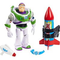 Toy Story 4 Príbeh Hračiek 18 cm Figúrka Buzz Rakeťák + Raketa od Mattel