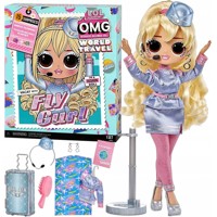 MGA L.O.L. Surprise OMG World Travel bábika Veľká ségra Cestovateľka - Fly Gurl