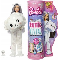 Mattel Barbie Cutie Reveal Bábika séria 3 Zima Ľadový medveď HJL64