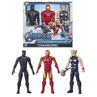 Avengers Sada 3 Figúrok 30 cm Čierny Panter Iron Man Thor od Hasbro