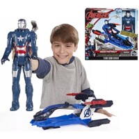 Iron Patriot Figurka 30 cm + vozidlo Thruster Jet Hasbro