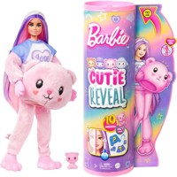 Mattel Barbie Cutie Reveal Bábika Pastelová edícia Medvídek HKR04
