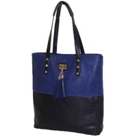 Luxusná a módna kabelka na rameno - modra 1558
