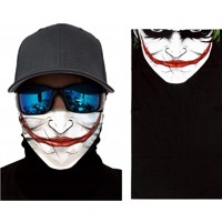 Maska šatka na motocykel bicykel, lyže, snowboard, beh rúška - Joker Face