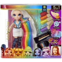 MGA Rainbow High Vlasové štúdio salón s bábikou 5v1