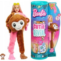 Mattel Barbie Cutie Reveal Bábika Džungľa Opice HKR01