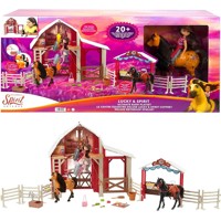 Mattel Mustang Spirit a Lucky veľká stajňa kôň - herný set HDK57