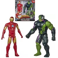 Sada 2 Figúrok 30 cm Iron Man Venomized Hulk od Hasbro