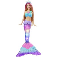 Mattel Barbie Bábika Blikajúca morská panna Blondínka HDJ36