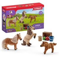 Schleich 41432 Rodina miniatúrnych shetlandských poníkov