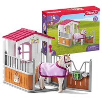 Schleich Box pre kone Stajňa s kobylou Lusitano 42368