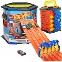 Mattel Hot Wheels 5-pásmová dráha Kufrík + autíčko Preteky HGK41