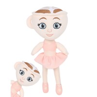 Plyšový TralaleroTralala Italian Brainrot - Ballerina Cappuccina - Plyšák 25 cm