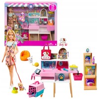 Mattel Barbie Obchod a SPA pre zvieratká s bábikou GRG90