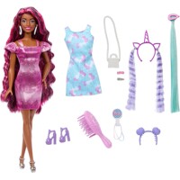 Mattel Barbie s fantastickými červenými vlasmi černoška HKT95