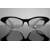 Luxusné RETRO okuliare CAT EYES Shadow Číre sklá - čierne