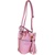 Elegantná kombinovaná kabelka Vak - ruzova (2266)