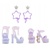MGA Rainbow High Fashion Surprises bábika - Violet Willow