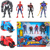 Sada 4 Figúrok + 2 Motorky Venom Goblin Spiderman Morales Marvel od Hasbro F2907