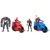 Sada 4 Figúrok + 2 Motorky Venom Goblin Spiderman Morales Marvel od Hasbro F2907