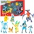 Figúrky Pokémon Battle Ready - Sada 8 ks figúrok od Jazwares Garchomp